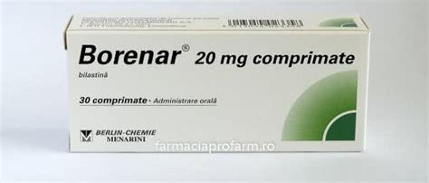 borenar|Borenar 20 mg x 10 comprimate